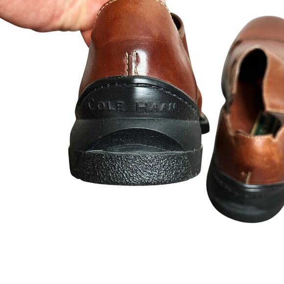 Cole Haan x Nike Air Vintage Leather Cut Out Sandal Shoes 11 Brazil Grandpacore - Picture 7 of 12